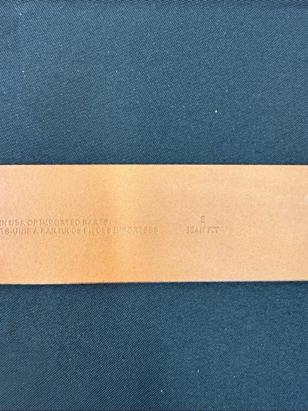 Treasure & Bond Suede Tan Brown Belt with Gold Buckle